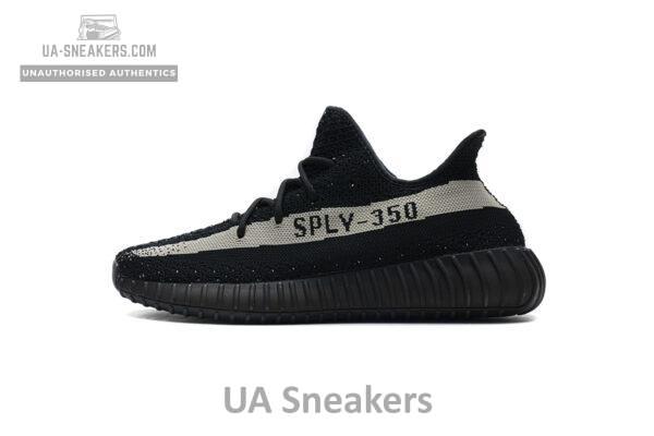 BY1604 Adidas Yeezy Boost 350 V2 Core Black-White Real Boost