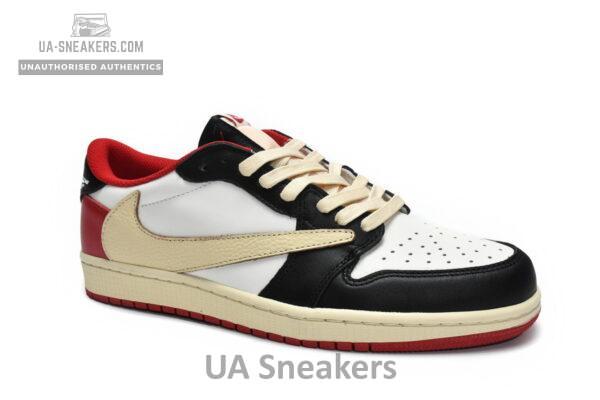 DM7866-166 Travis Scott x Air Jordan 1 Low Black Red - Image 5