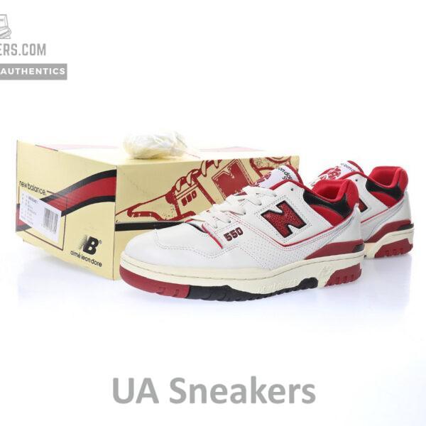 New Balance BB550SE1 White Red - Image 2