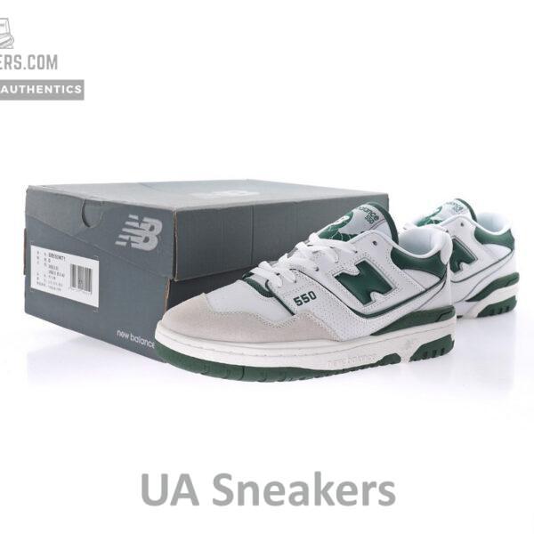 New Balance BB550WT1 White Green Blue - Image 2