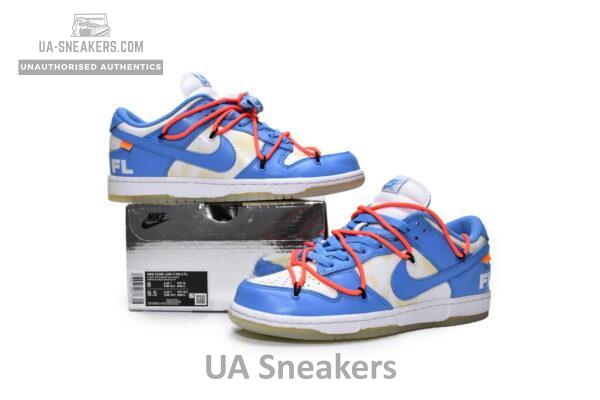 DD0856-403 Off White x Futura x Dunk Low SB UNC - Image 3