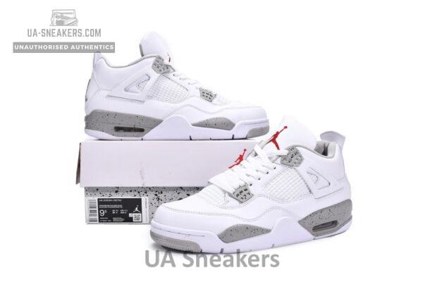 CT8527-100 Air Jordan 4 White Oreo - Image 3