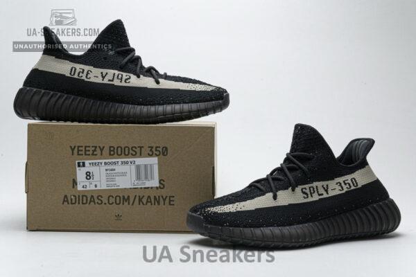 BY1604 Adidas Yeezy Boost 350 V2 Core Black-White Real Boost - Image 3