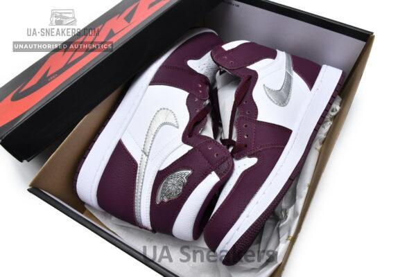 555088-611 Air Jordan 1 High OG Bordeaux - Image 3