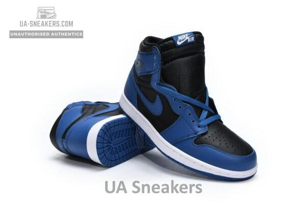 555088-404 Air Jordan 1 High OG Dark Marina Blue - Image 3