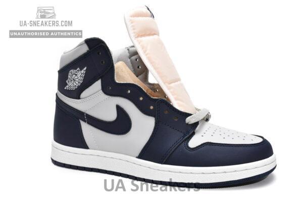 BQ4422-400 Air Jordan 1 High 85 Georgetown College Navy - Image 5