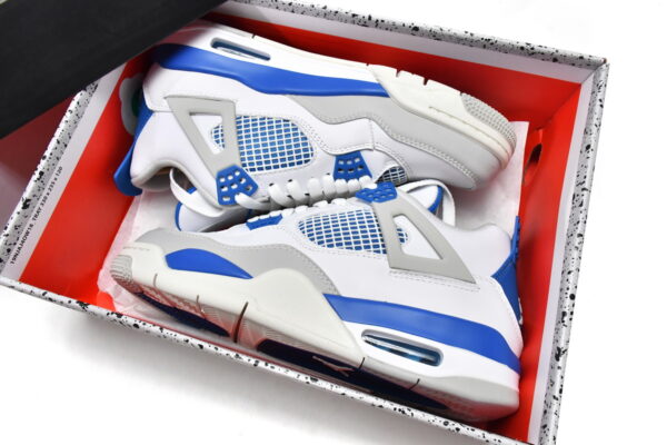 308497-105 Air Jordan 4 Retro -Military Blue - Image 2