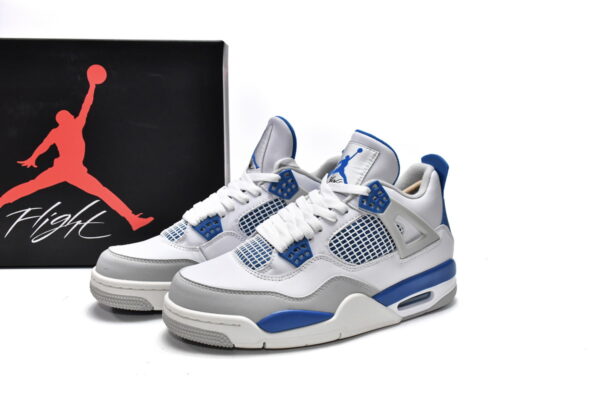 308497-105 Air Jordan 4 Retro -Military Blue - Image 3