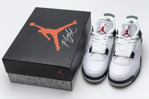 Get Air Jordan 4 Retro White Cement (2016) 840606-192 - Image 2