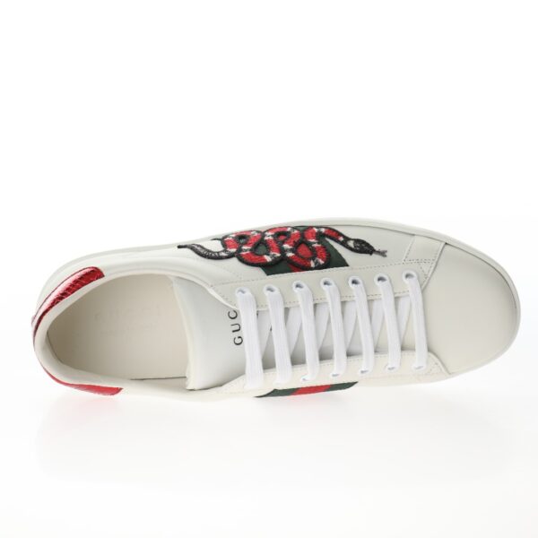 Gucci Ace Embroidered Snake - Image 5
