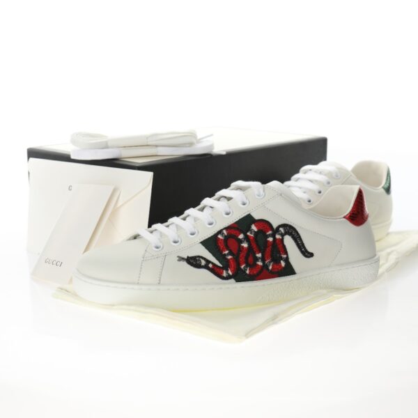 Gucci Ace Embroidered Snake - Image 2