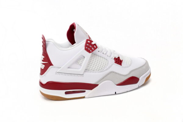 Nike SB x Air Jordan 4 White Red - Image 6
