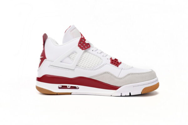 Nike SB x Air Jordan 4 White Red - Image 2
