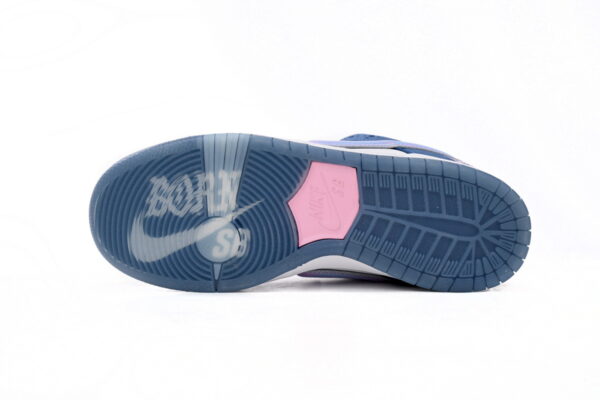 Born x Raised x Nike SB Dunk Low Blue White - Image 8