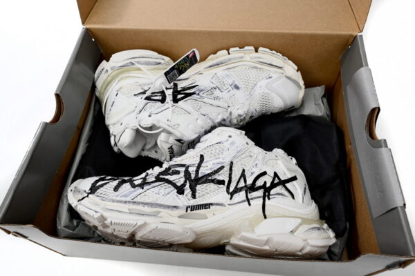 Balenciaga Runner White And Black Characters - Image 5