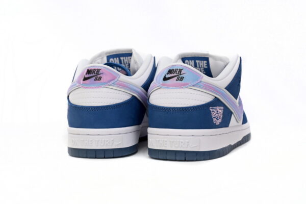 Born x Raised x Nike SB Dunk Low Blue White - Image 7