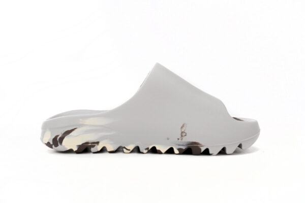 Adidas Yeezy Slide Enflame Oil Painting White Grey - Image 6