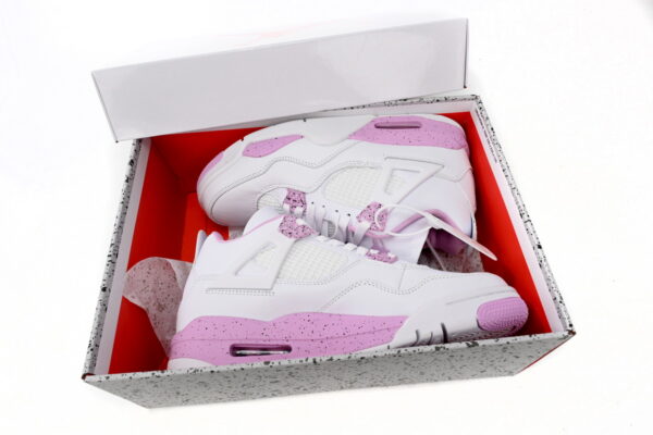 Air Jordan 4 White Oreo Pink - Image 6