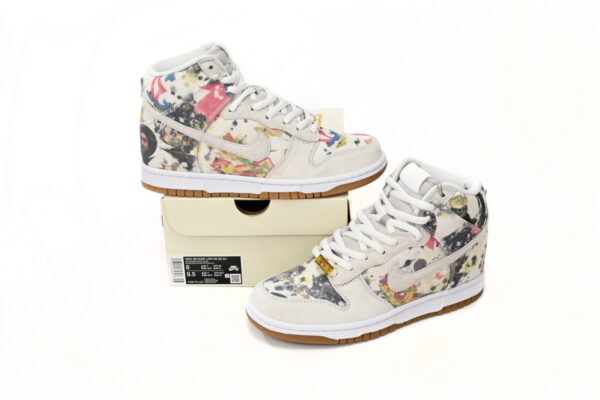 Nike SB Dunk High Rammellzee FD8779-100 - Image 4